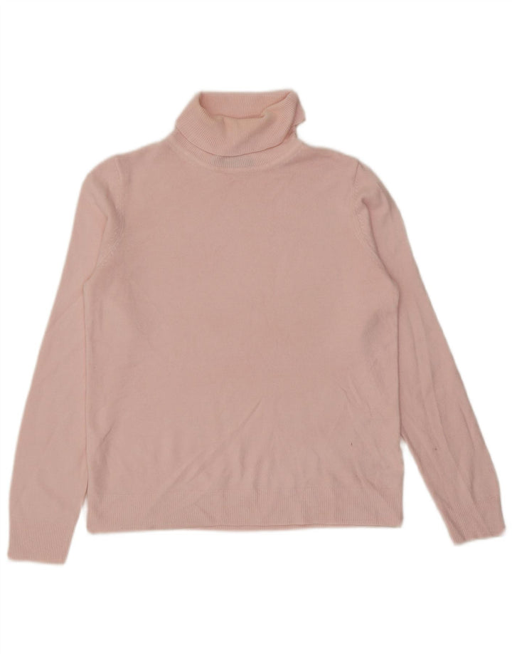Marks & Spencer Rollkragenpullover für Damen, Gr. 12, Mittelrosa, Acryl