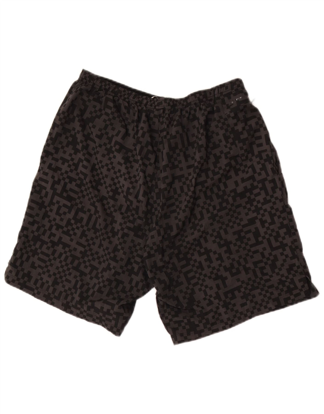 NIKE Herren Dri Fit Sportshorts, groß, grau, geometrisch