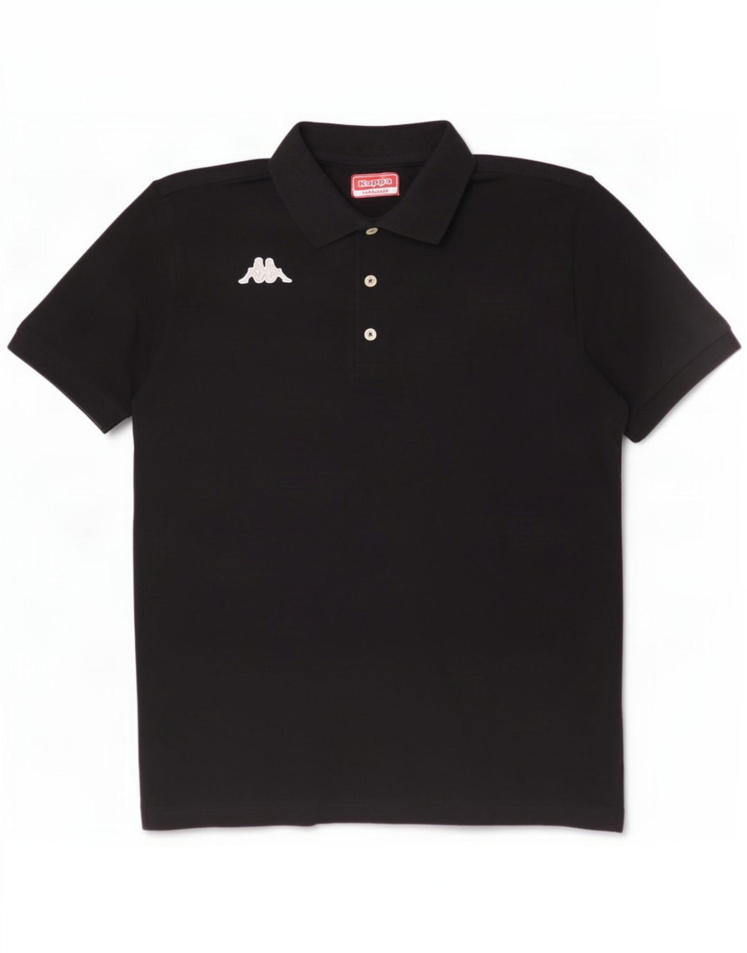 Kappa Herren Poloshirt Mittelschwarze Baumwolle