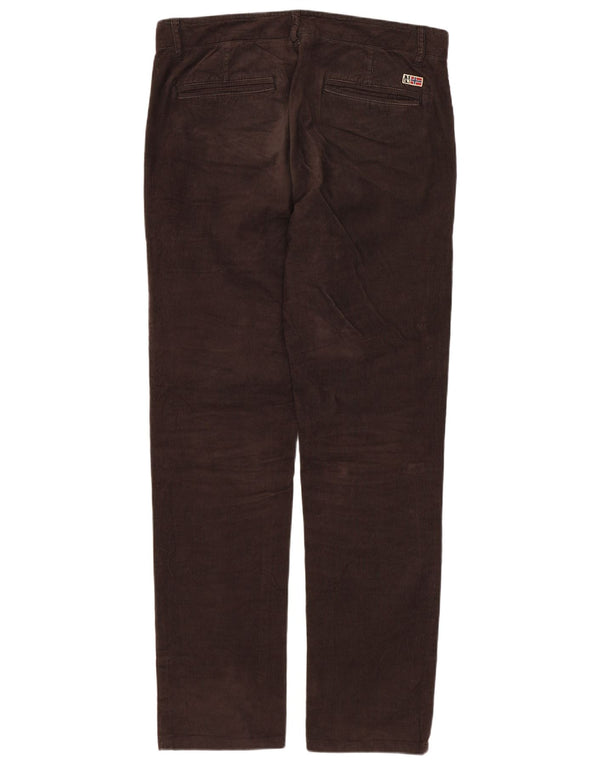 Napapijri Damen Gerade Cordhose W30 L30 Braun