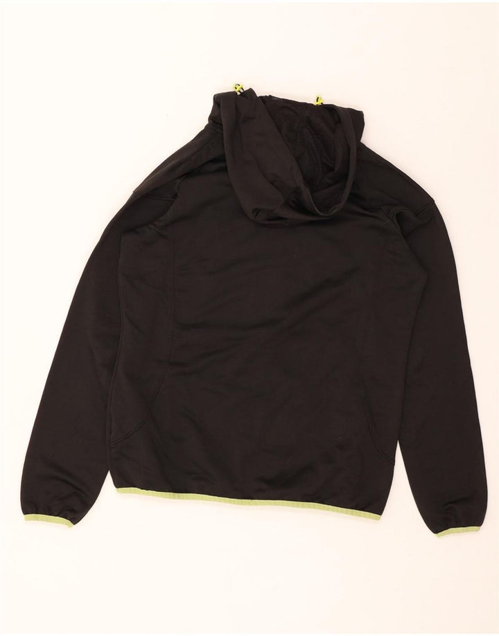 PUMA Damen Zip Hoodie Pullover UK 14 Medium Schwarz