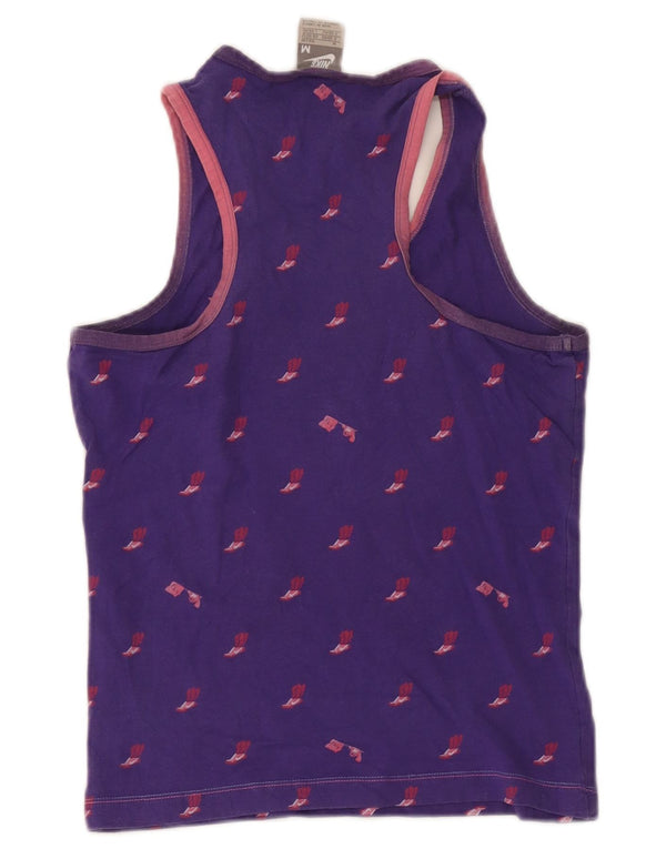 Nike Damen Graphic Vest Top UK 10/12 Medium Lila