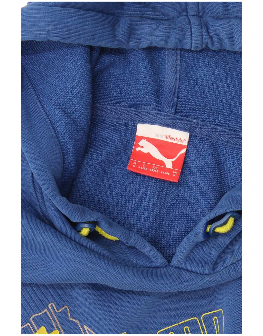 PUMA Herren Graphic Hoodie Pullover Small Blau