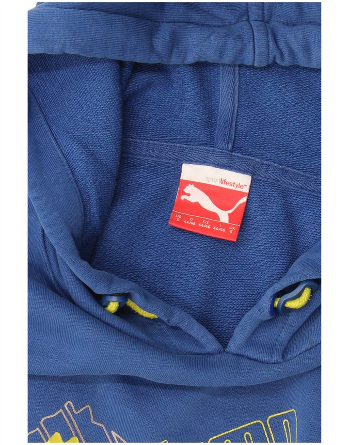 PUMA Herren Graphic Hoodie Pullover Small Blau