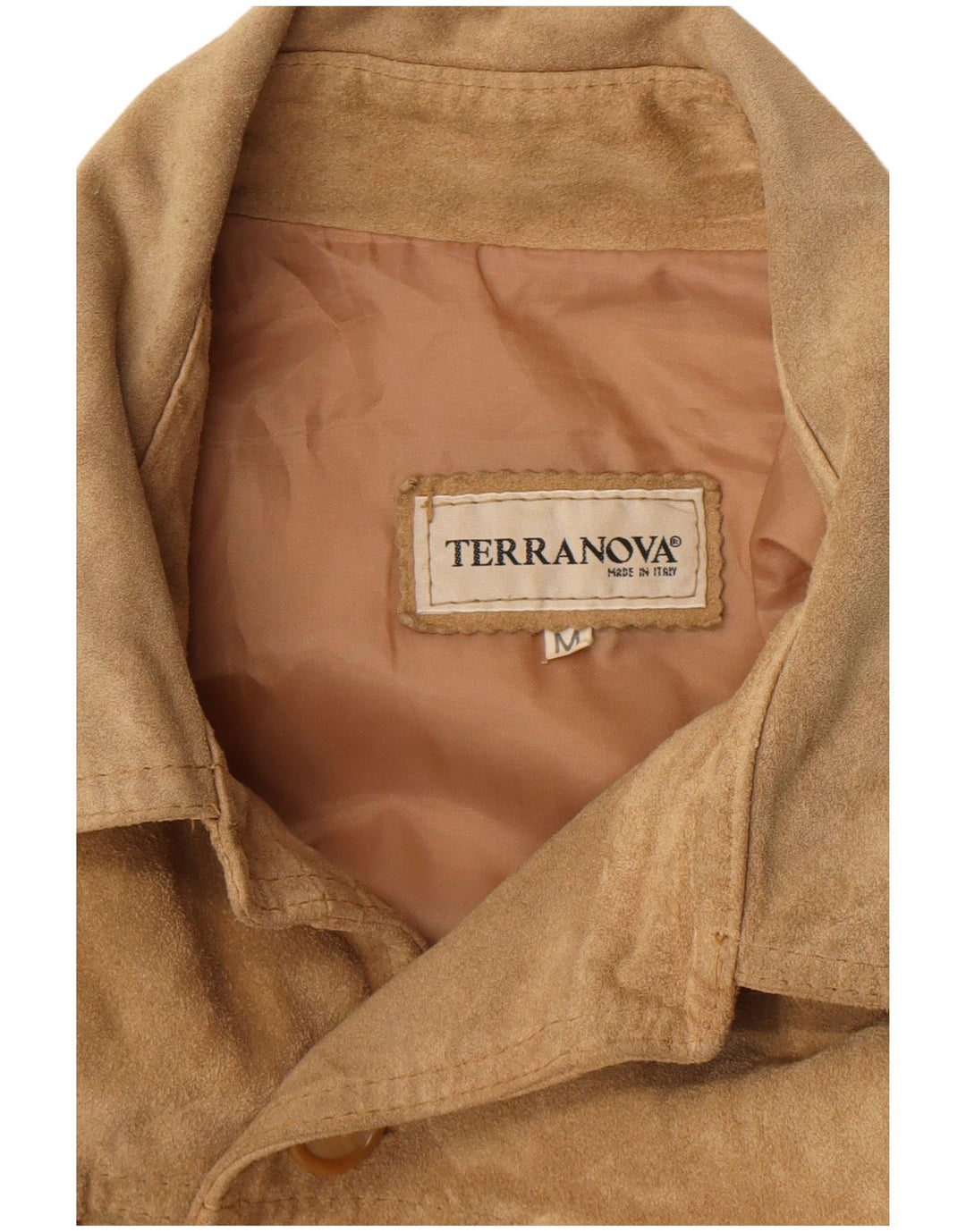 Terranova Herren Wildlederjacke UK 38 Medium Beige