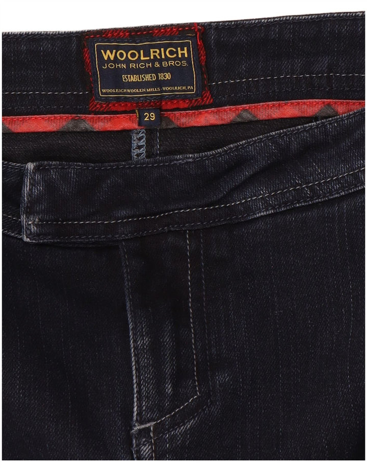 Woolrich Damen Jeansrock W29 Mittel Marineblau