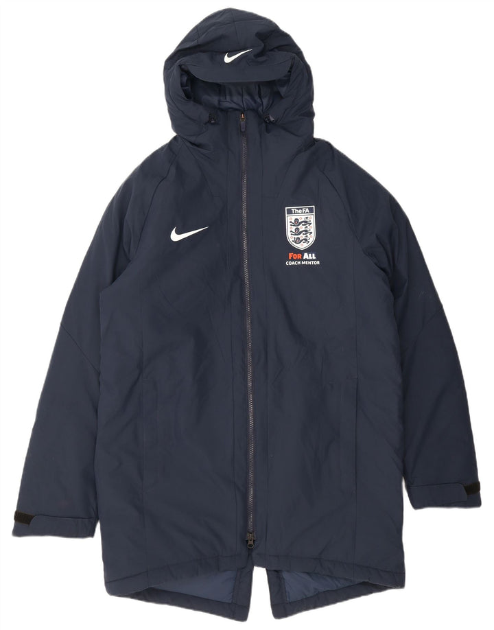 Nike Herren-Parkajacke mit Kapuze, UK 38, mittleres Marineblau, Polyester