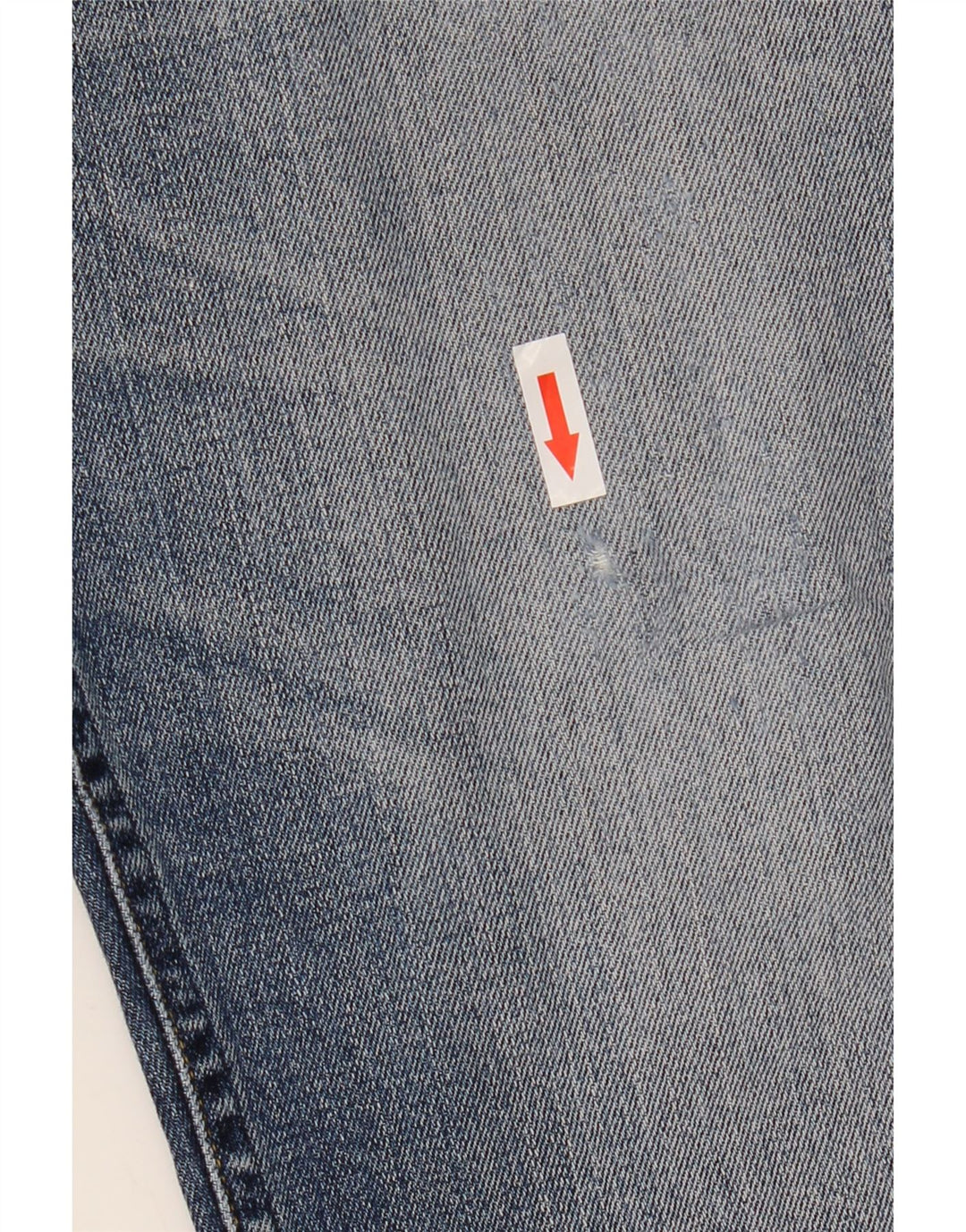 Lee Damen Daren Straight Jeans W34 L30 Blaue Baumwolle