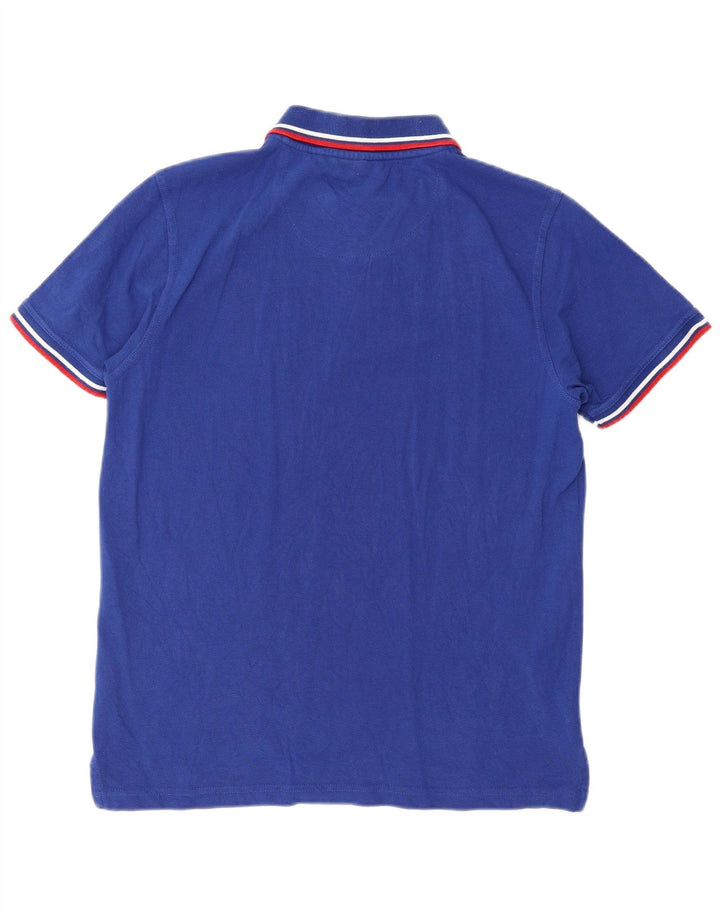 Pierre Cardin Herren-Poloshirt mit normaler Passform, kleine blaue Baumwolle