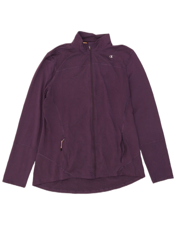 Champion Damen-Trainingsanzug-Top-Jacke, UK 18, XL, Lila