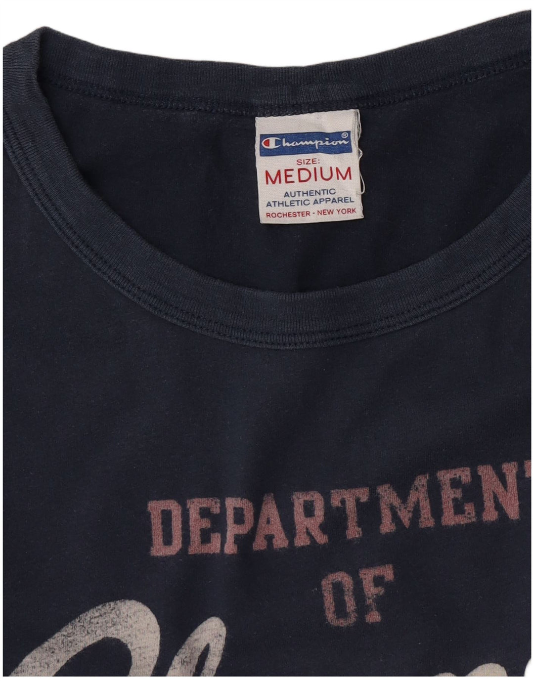 Champion Herren Rochester Graphic Top Langarm Mittel Marineblau