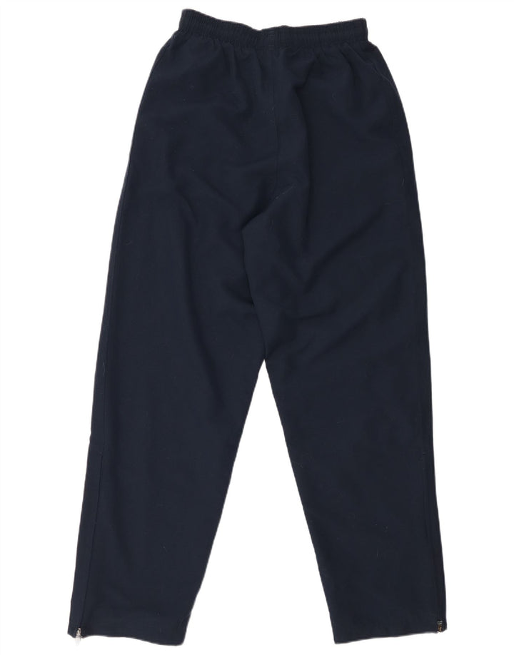 ADIDAS Damen-Trainingshose UK 12 Mittel Marineblau Polyester