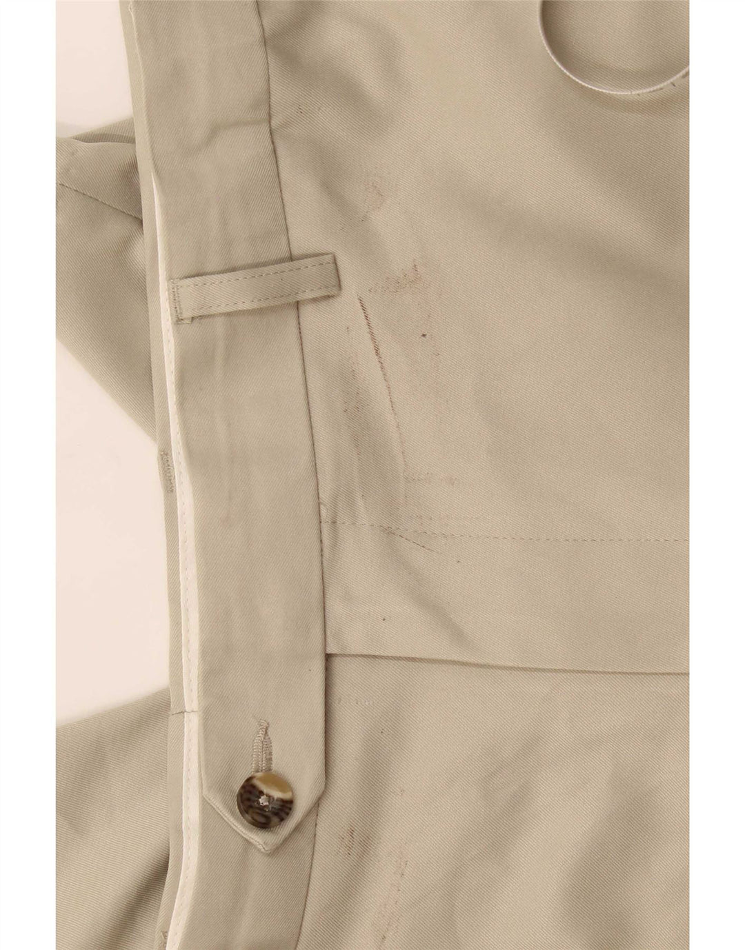 Marks & Spencer Herren-Anzughose in normaler Passform, W36, L29, Beige, Polyester