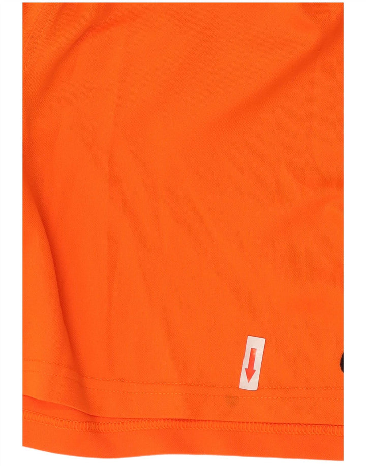 Nike Herren-Sportshorts, großes orangefarbenes Polyester