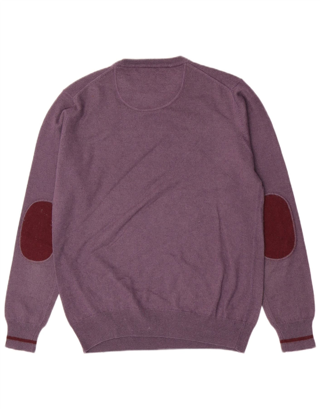 Harmont & Blaine Herren-Pullover mit Rundhalsausschnitt, mittelviolette Wolle