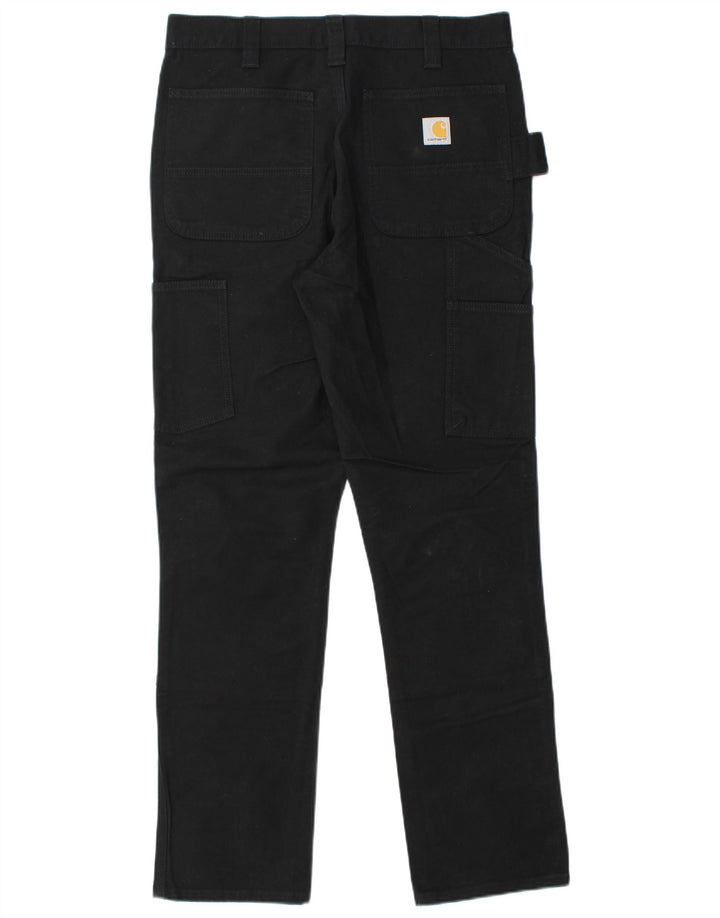 CARHARTT Gerade Herren-Cargohose, W32, L32, schwarze Baumwolle