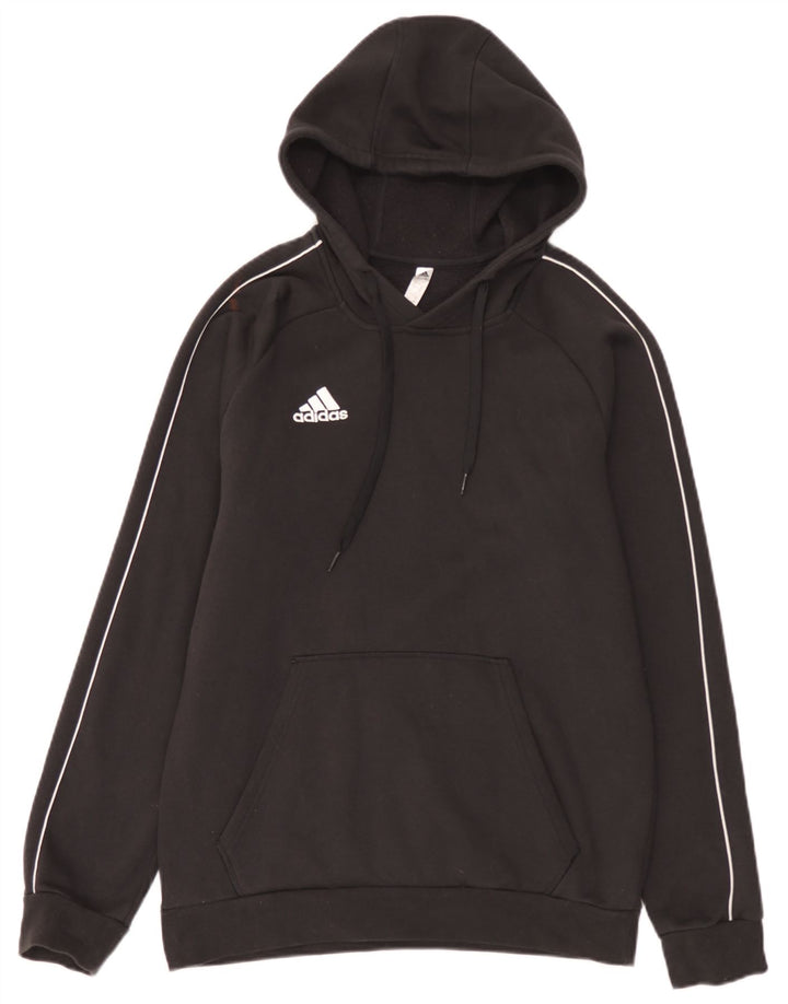 Adidas Herren Kapuzenpullover Mittelschwarz Baumwolle