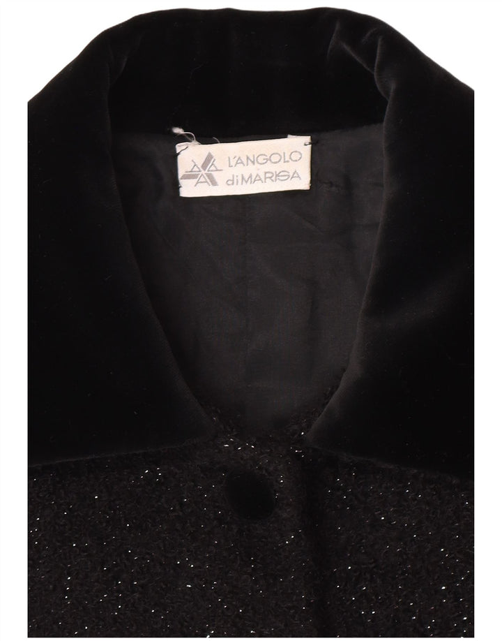 Marisa Damen-Blazerjacke mit 5 Knöpfen, UK 12, Mittelschwarz meliert