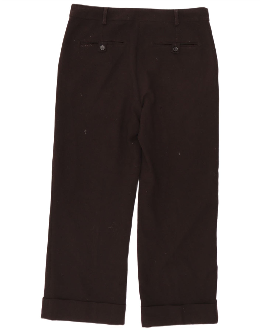 Marks & Spencer Damen gerade Anzughose UK 12 Medium W34 L27 Schwarz