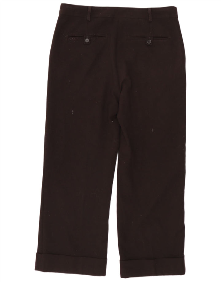 Marks & Spencer Damen gerade Anzughose UK 12 Medium W34 L27 Schwarz