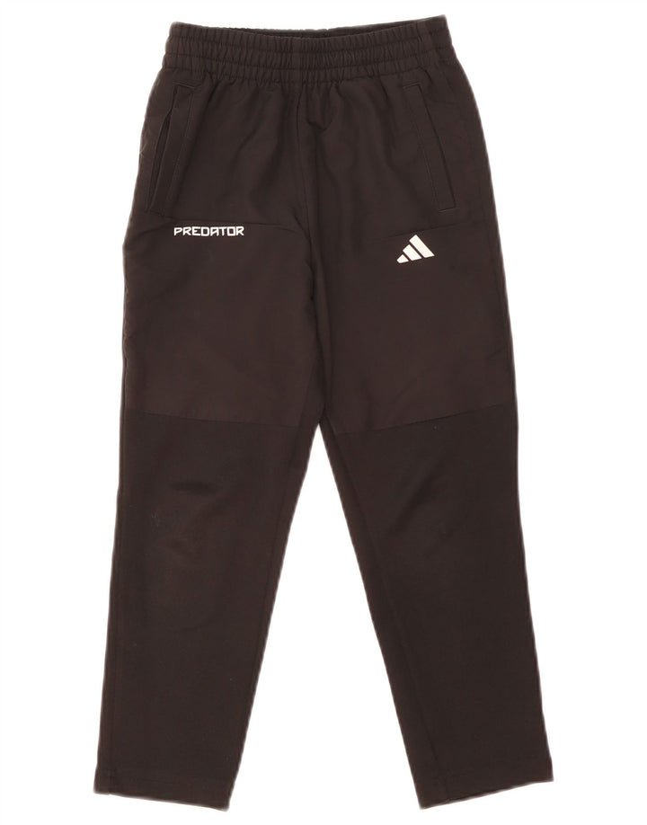 Adidas Trainingshose für Jungen, 7–8 Jahre, schwarzes Polyester