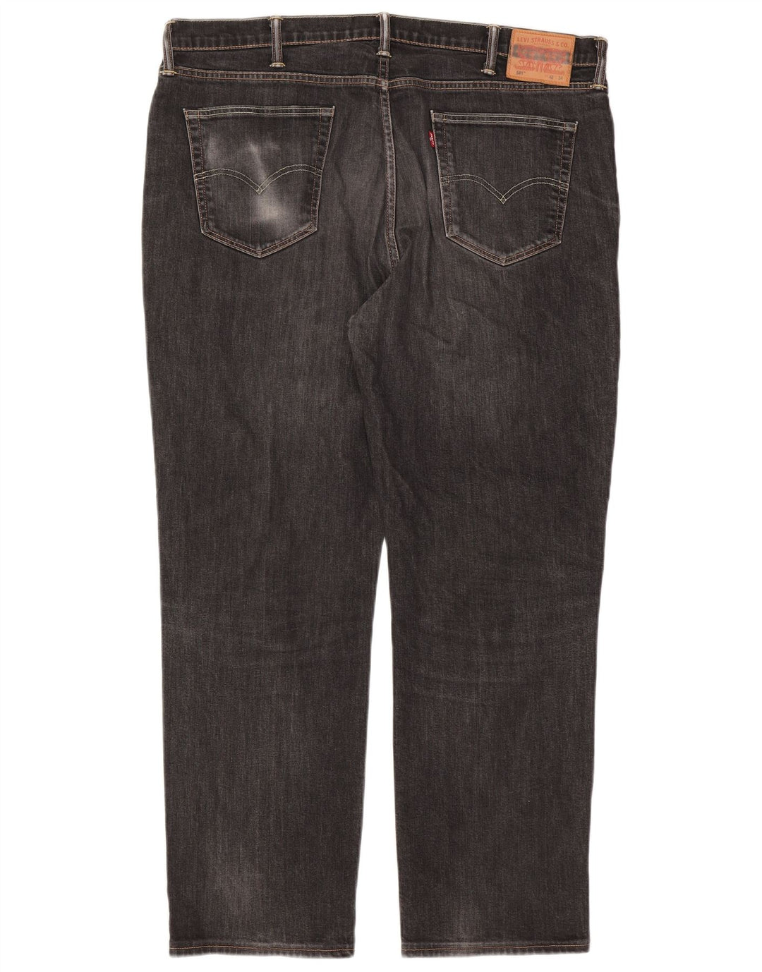 Levi's Herren 541 Tapered Jeans W42 L31 Schwarze Baumwolle