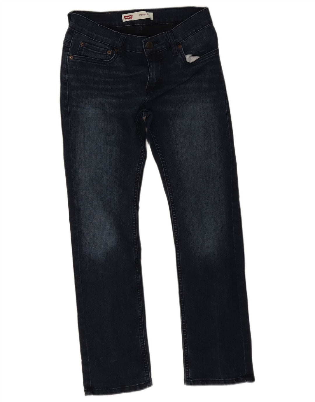 Levi's Jungen 511 Slim Jeans 13–14 Jahre W27 L27 Blaue Baumwolle