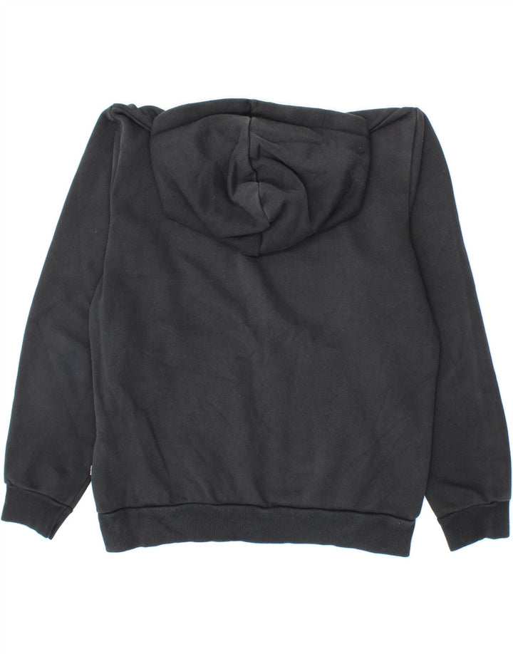 PUMA Mens Graphic Hoodie Jumper Small Black Cotton Vintage Puma and Second-Hand Puma from Messina Hembry 