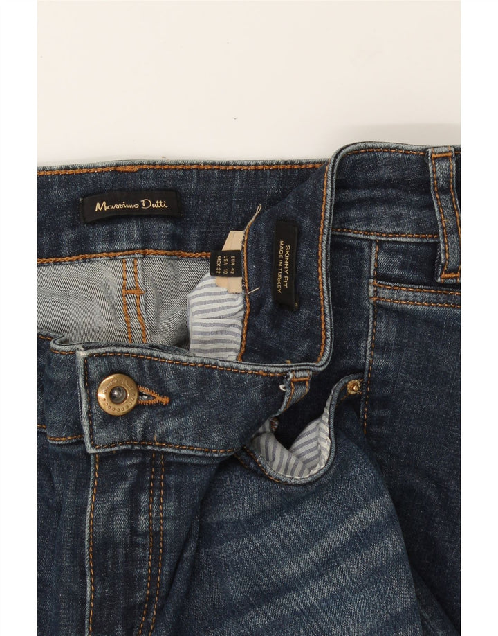 MASSIMO DUTTI Womens Skinny Jeans EU 42 Large W32 L30 Blue Vintage Massimo Dutti and Second-Hand Massimo Dutti from Messina Hembry 