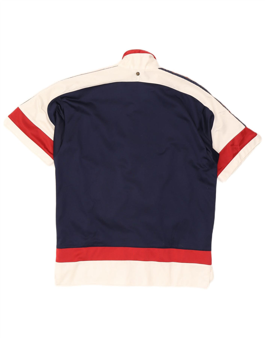 Champion Kurzarm-Trainingsanzugoberteil für Herren, Jacke, Größe S, Marineblau, Farbblock