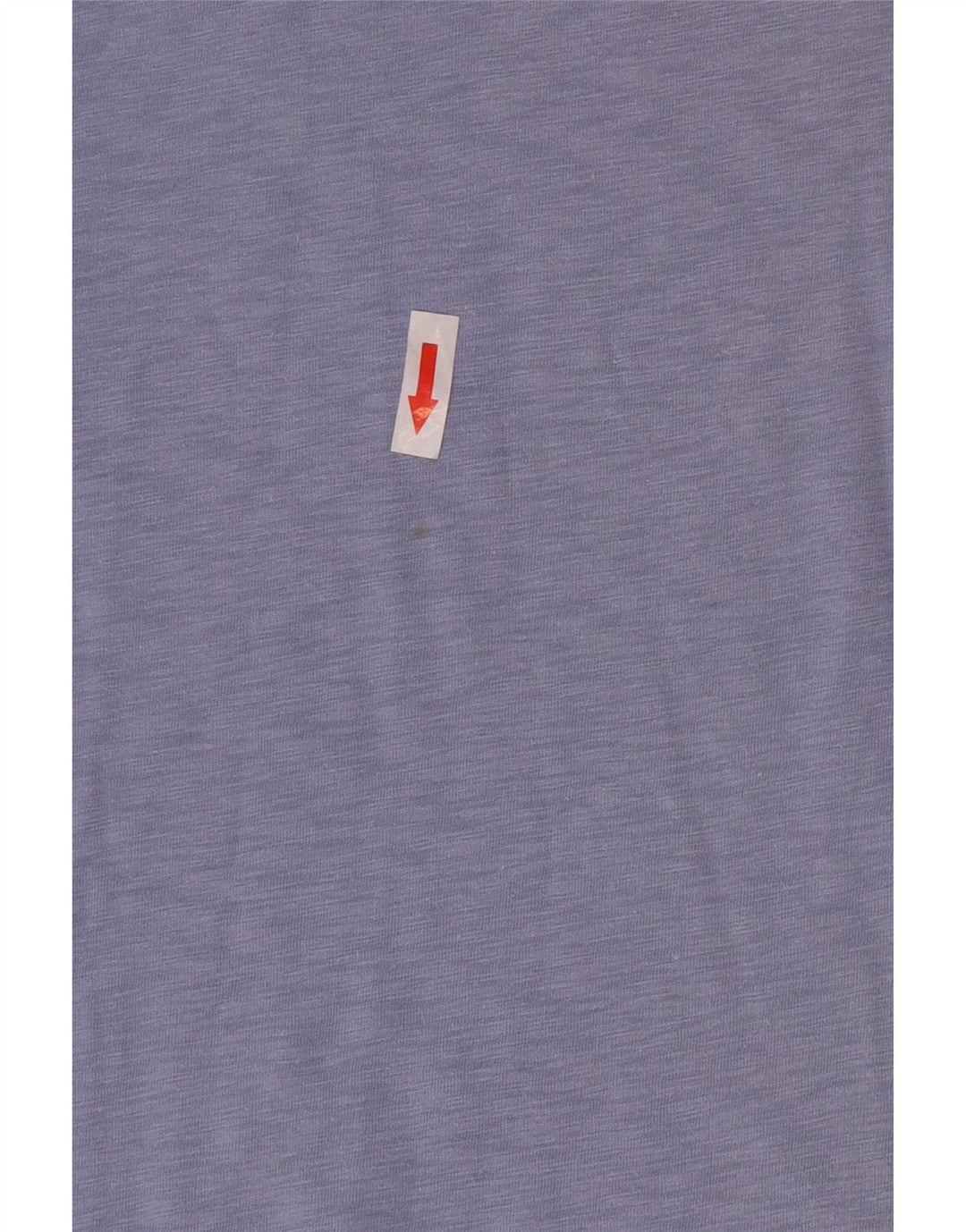 White Stuff Damen Top Langarm UK 12 Mittelblaue Baumwolle