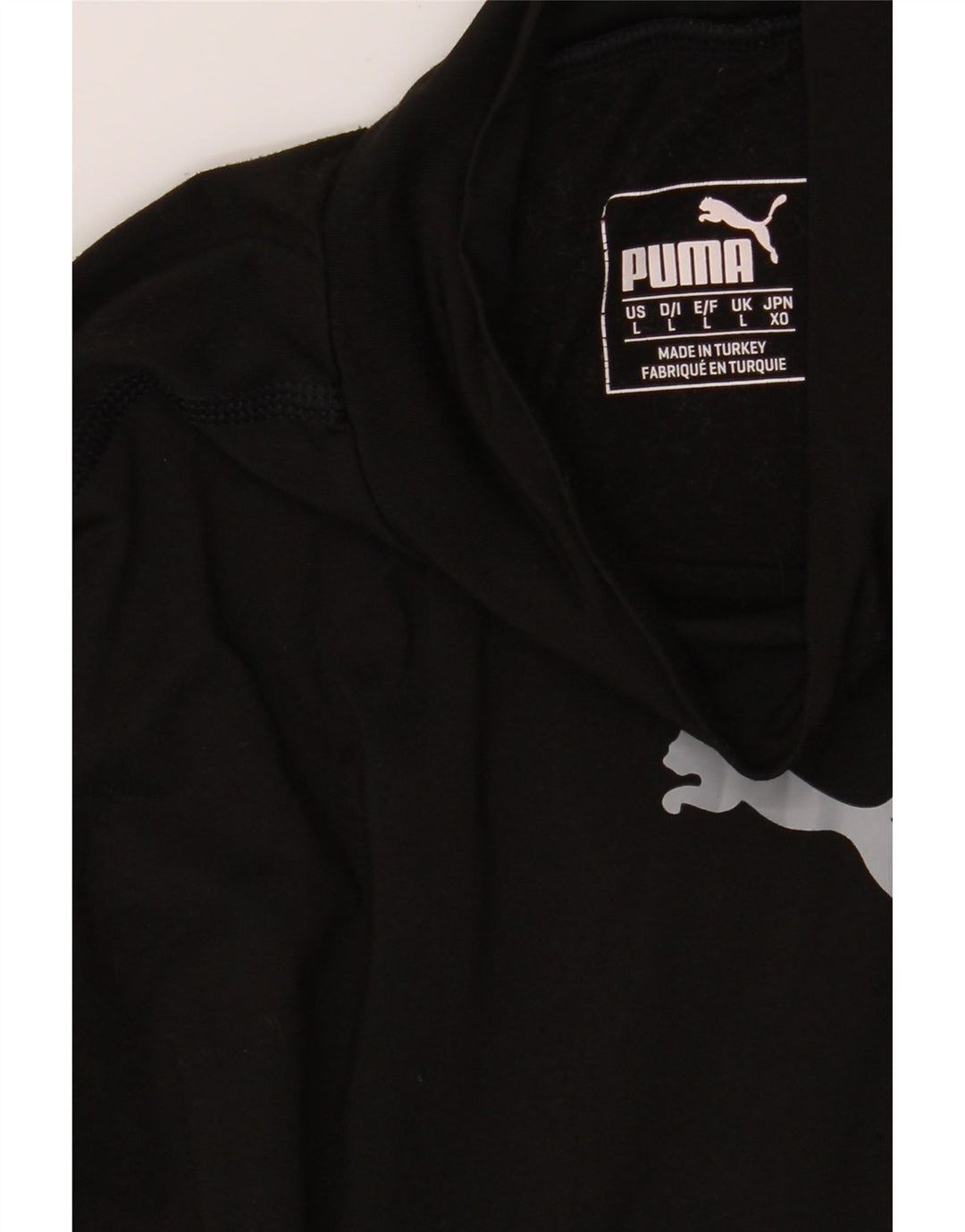 PUMA Mens Top Long Sleeve Large Black Polyester Vintage Puma and Second-Hand Puma from Messina Hembry 