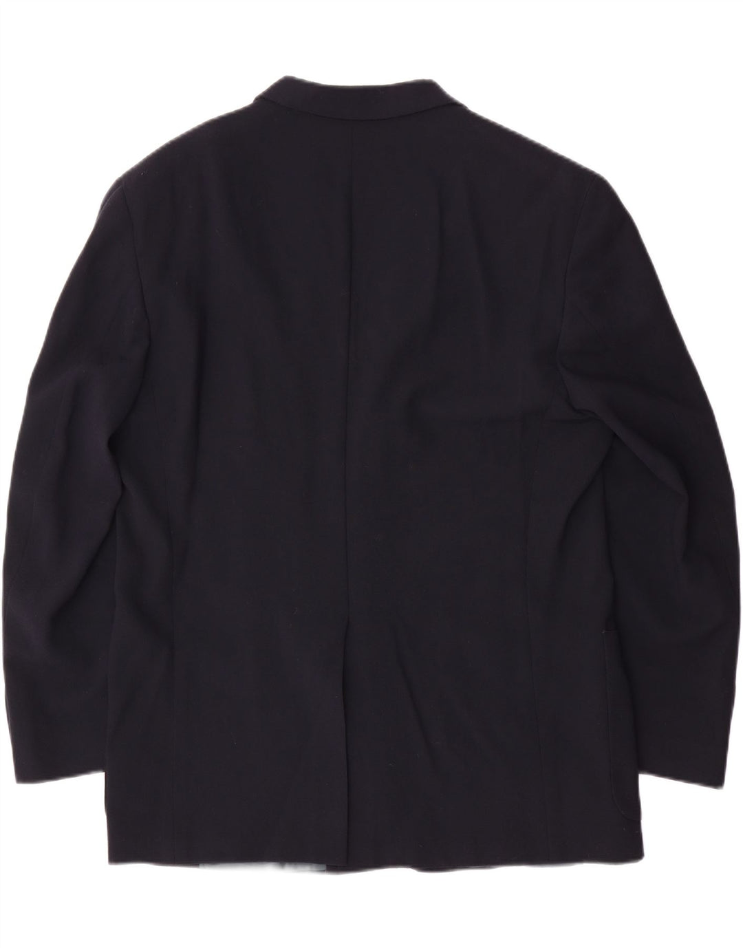 DANIEL HECHTER Herren 3-Knopf-Blazerjacke IT 52 XL Marineblaue Schurwolle