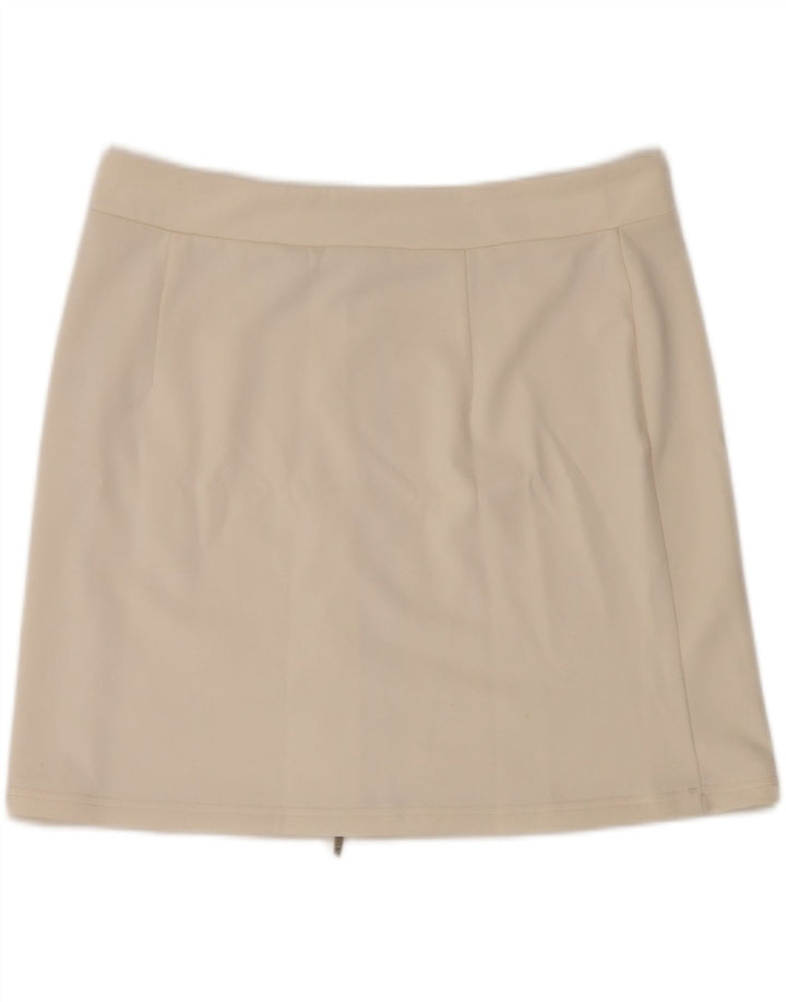 Fila Damen Minirock XL W36 Off White Polyester