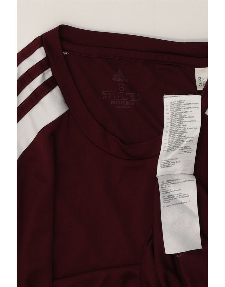 ADIDAS Herren Aeroready Graphic T-Shirt Top Small Burgund Polyester