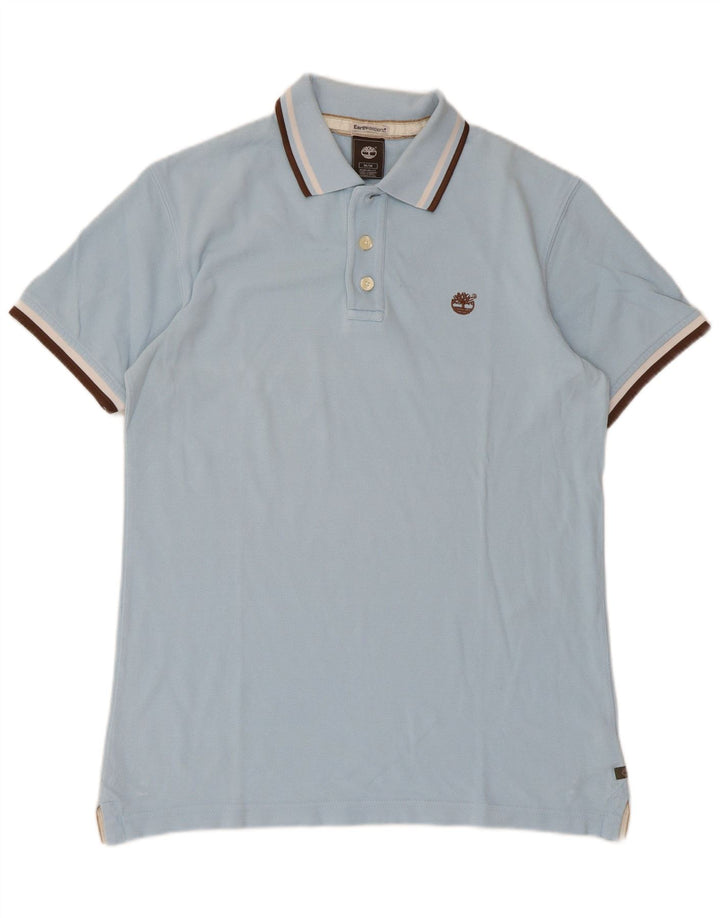 Timberland Herren Earthkeepers Regular Fit Poloshirt Mittelblau gestreift