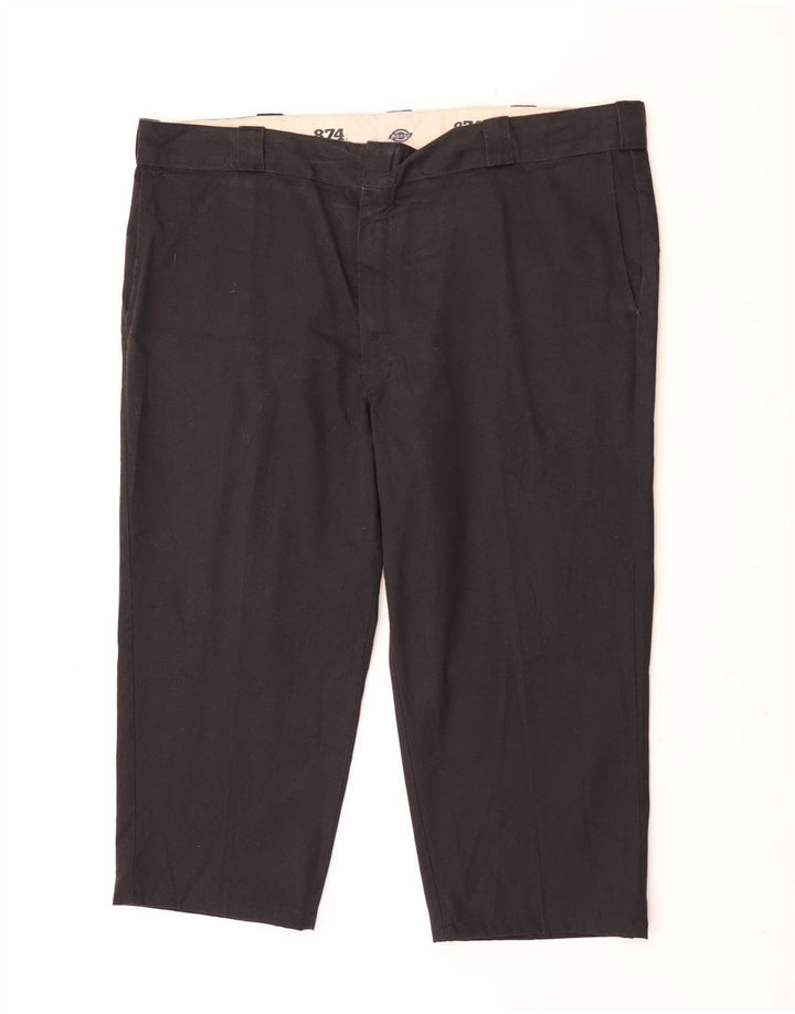 Dickies Herren 874 Original Fit verkürzte Hose W44 L23 Schwarz Polyester