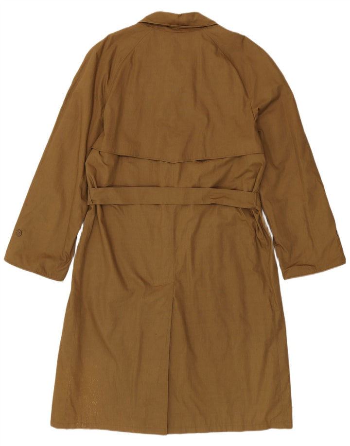 MICHELI Herren Trenchcoat IT 48 Mittelbraune Baumwolle