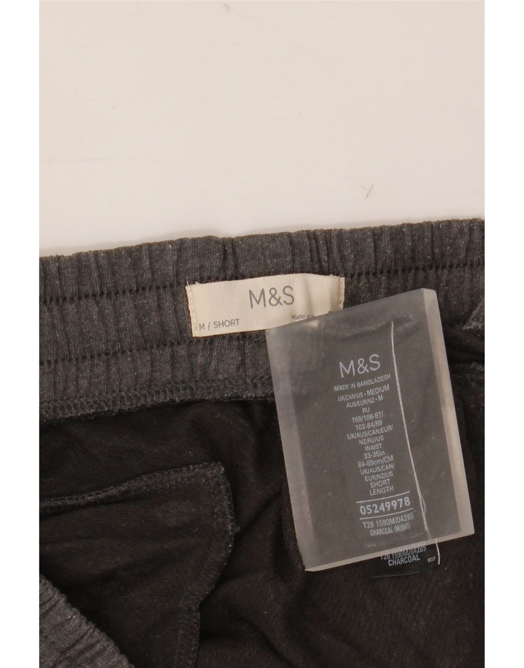 Marks & Spencer Herren-Trainingshose aus mittelgrauer Baumwolle