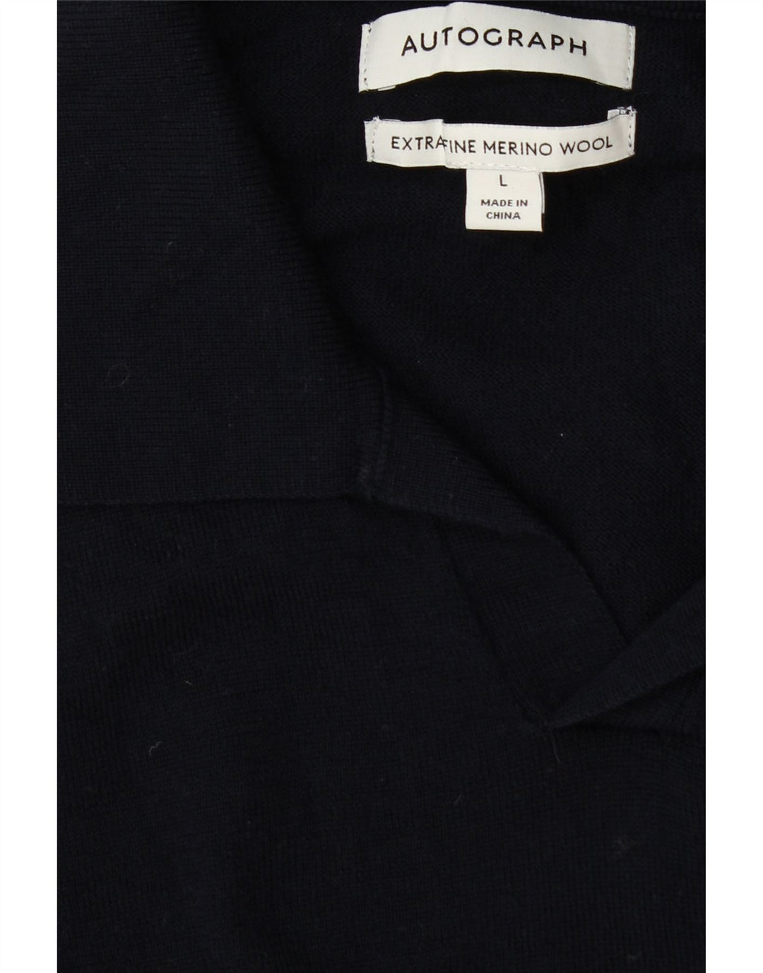 Marks & Spencer Herren Autograph Rollkragenpullover, Pullover, Größe L, Marineblau