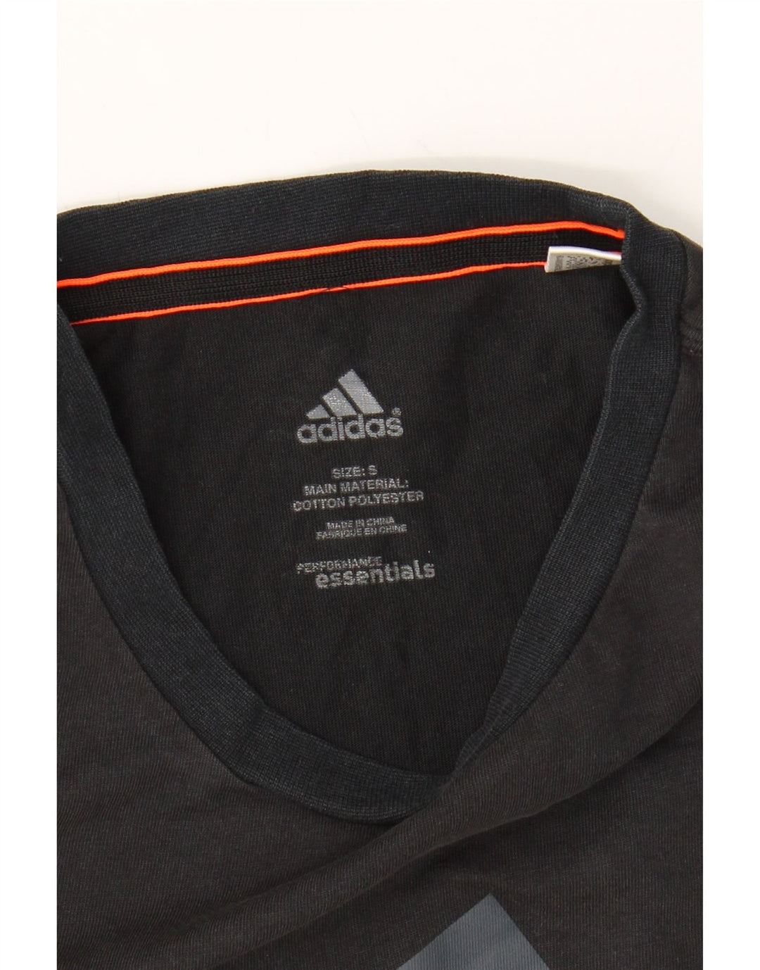 ADIDAS Mens Graphic T-Shirt Top Small Black Cotton Vintage Adidas and Second-Hand Adidas from Messina Hembry 
