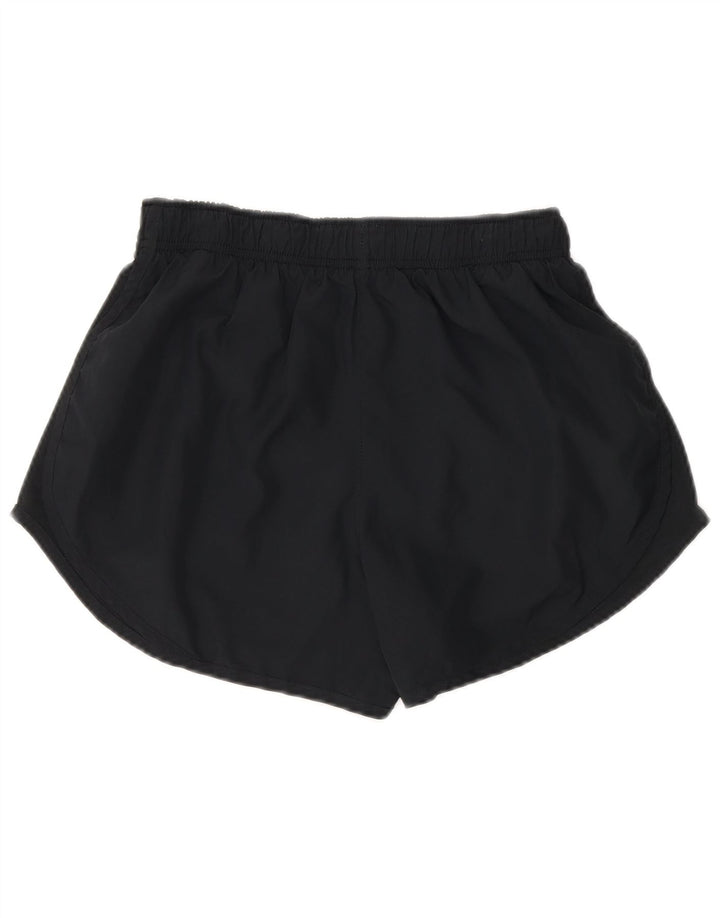 Nike Damen Dri Fit Sport Shorts UK 8 Small Schwarz Polyester