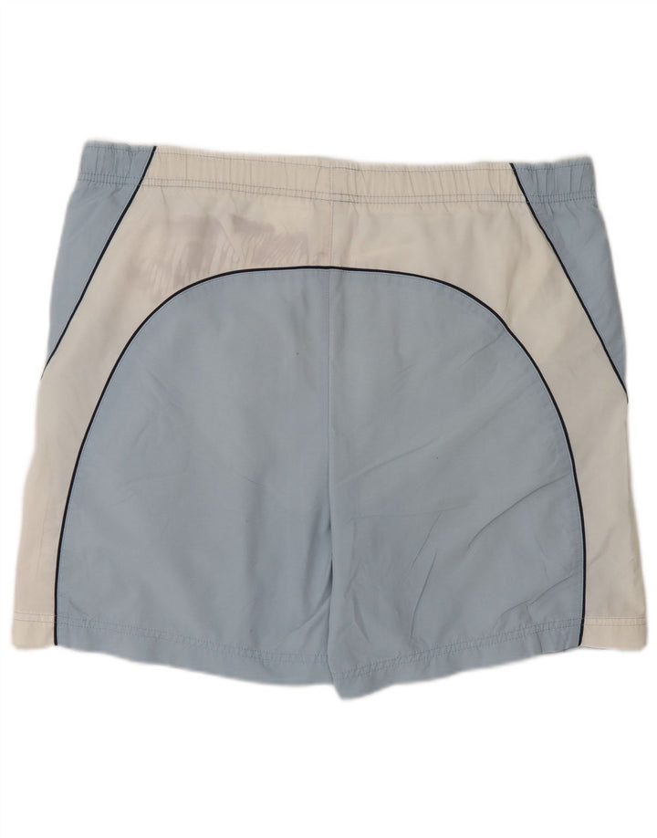 Nike Herren-Sportshorts, groß, blaues Colourblock-Nylon