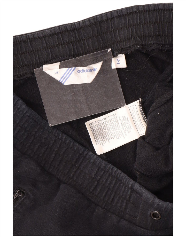 Adidas Herren Trainingshose Jogger Größe 38 Medium Schwarz Baumwolle