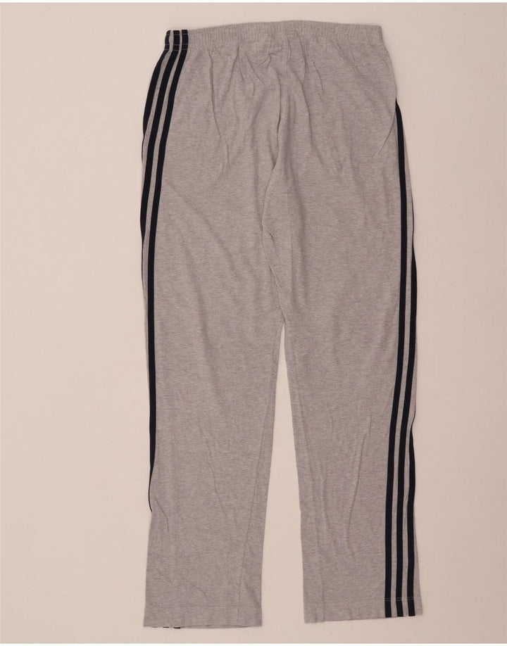 Adidas Herren-Trainingshose, UK 38/40, mittelgraue Baumwolle