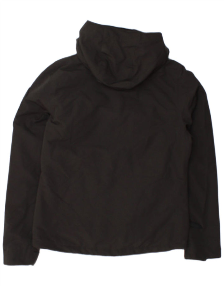 Superdry Damen-Windbreakerjacke mit Kapuze, UK 10, Größe S, Schwarz, Polyester