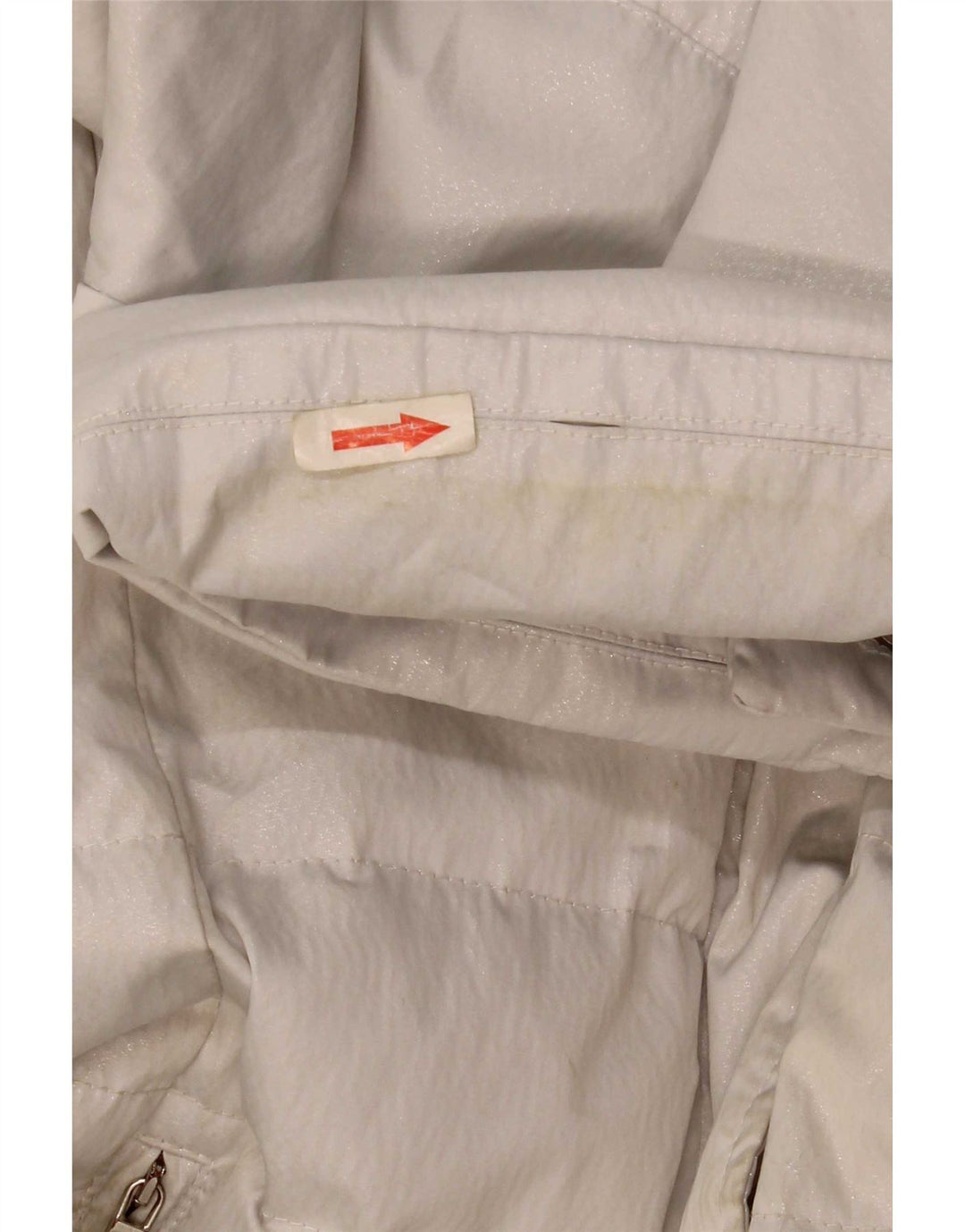 Marella Wattierter Damenmantel UK 12 Mittelweißes Polyester