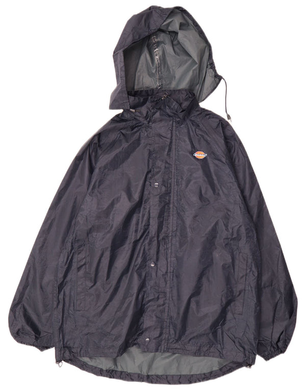 Dickies Herren-Regenjacke mit Kapuze, UK 38, mittelmarineblau, Polyester