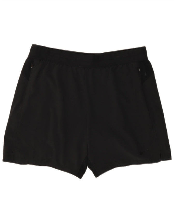 NIKE Damen Dri Fit Sport Shorts UK 18 XL Schwarz Polyester