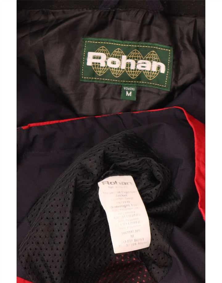 Rohan Damen-Regenmantel mit Kapuze, UK 14, mittelrot, Polyester